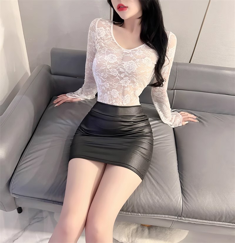 美丽御姐情趣连衣裙私拍