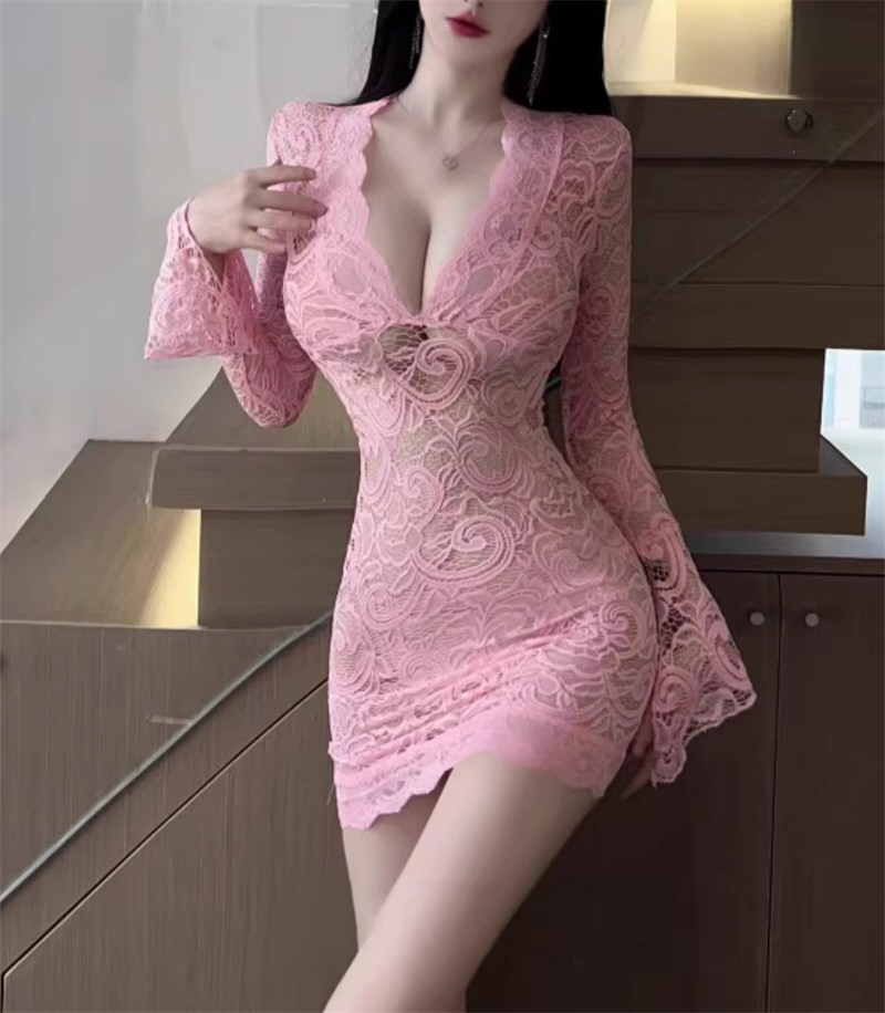 美丽软妹情趣连衣裙秀