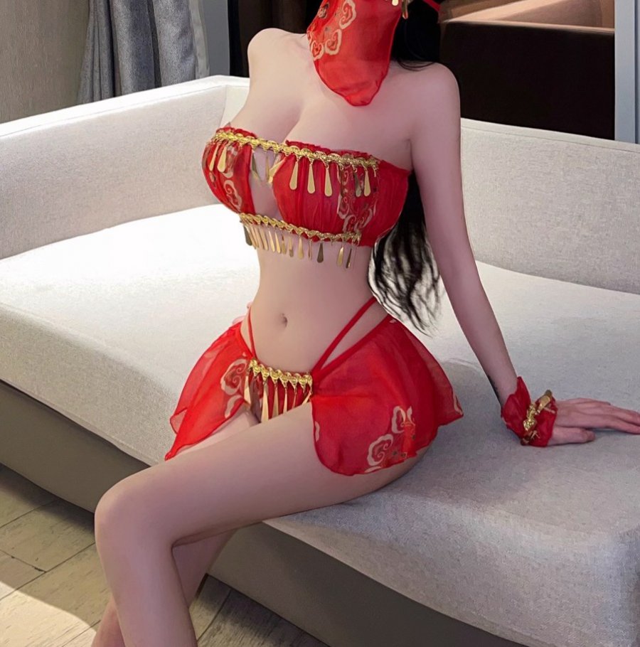 丰腴模特情趣连衣裙套图