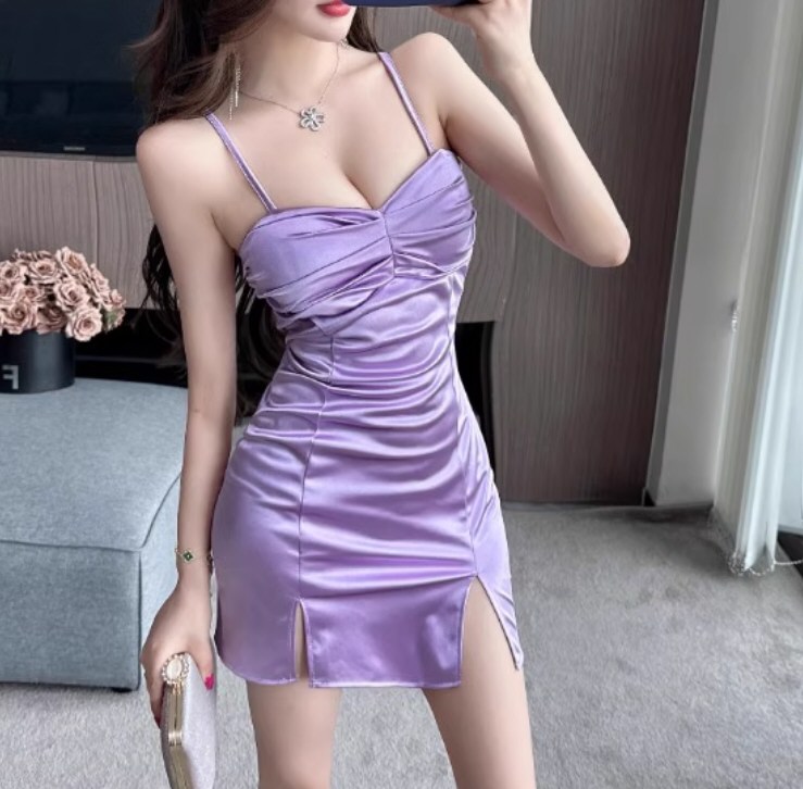 妩媚嫩模情趣连衣裙套图