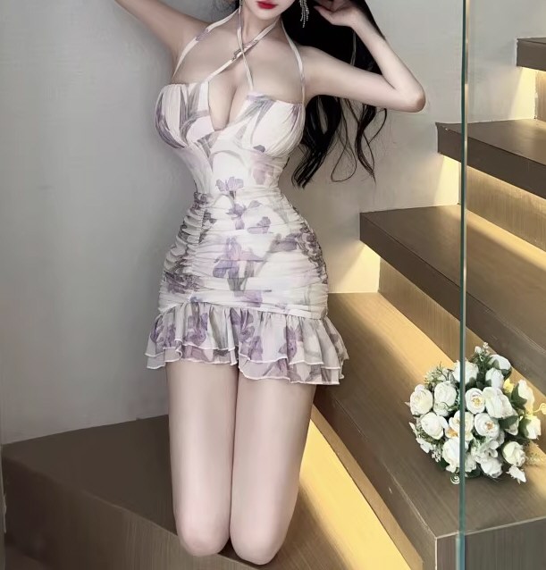 妖艳美女情趣连衣裙套图