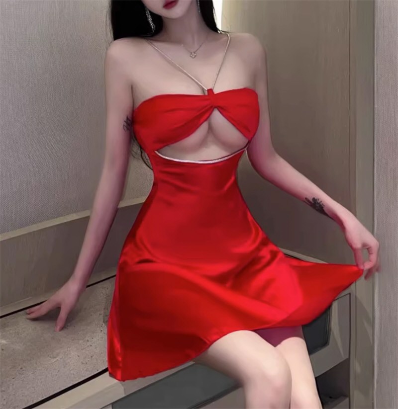 丰满模特情趣连衣裙原图