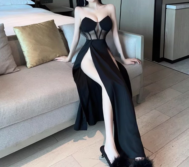 丰满美女情趣连衣裙原图