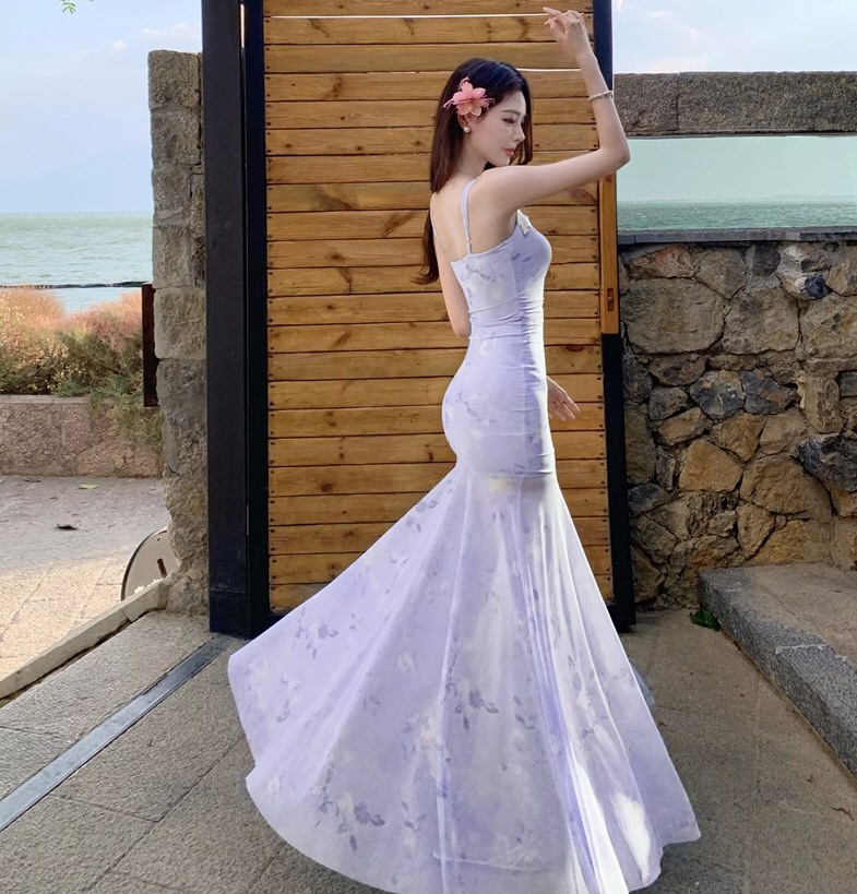 美丽嫩模情趣连衣裙私拍