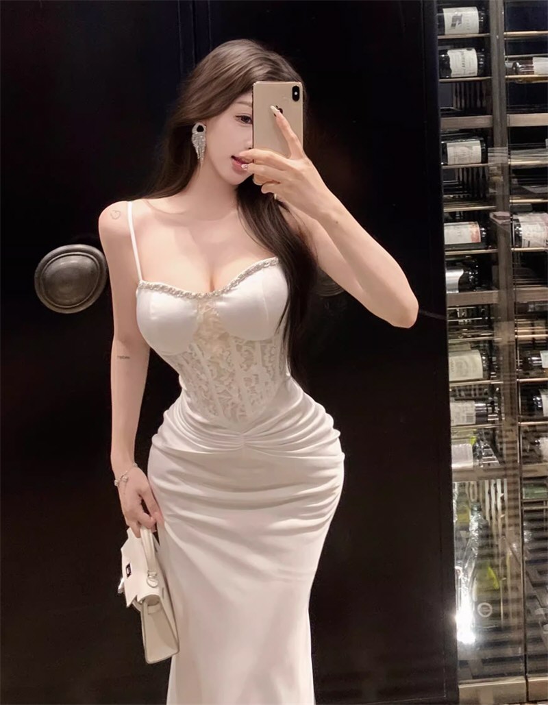 妖艳网红情趣连衣裙写真