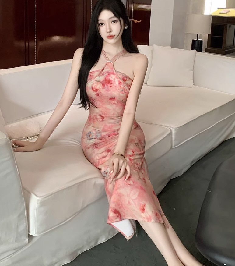 诱人网红情趣连衣裙写真