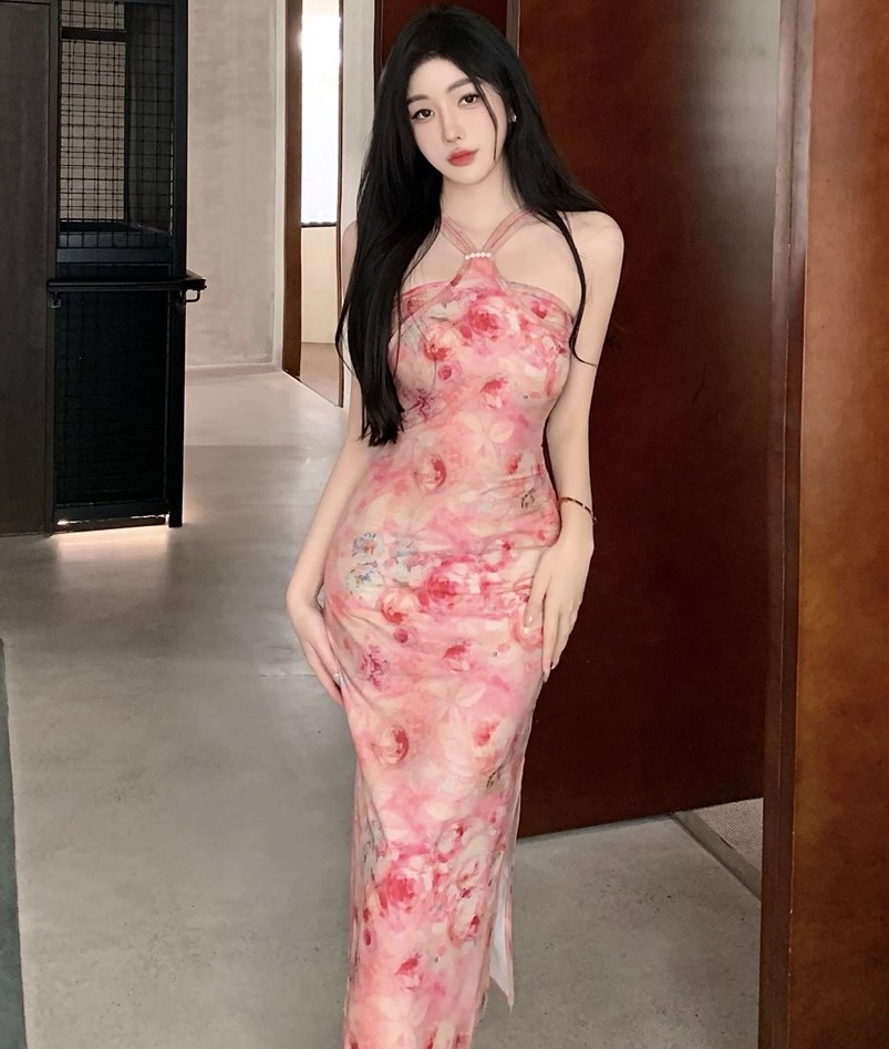 诱人网红情趣连衣裙写真