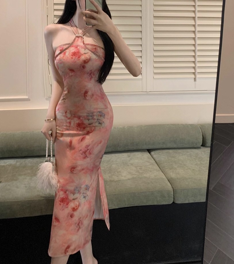 诱人网红情趣连衣裙写真