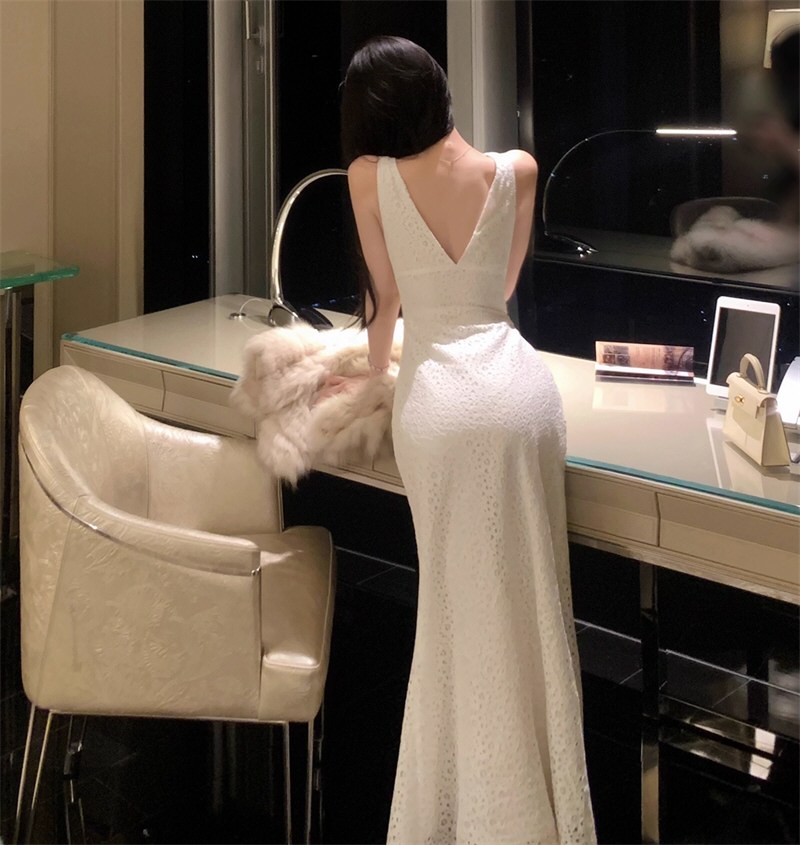 丰满网红性感连衣裙套图