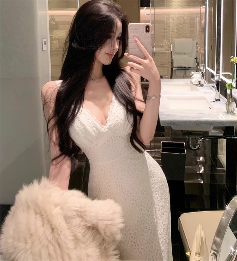 丰满网红性感连衣裙套图