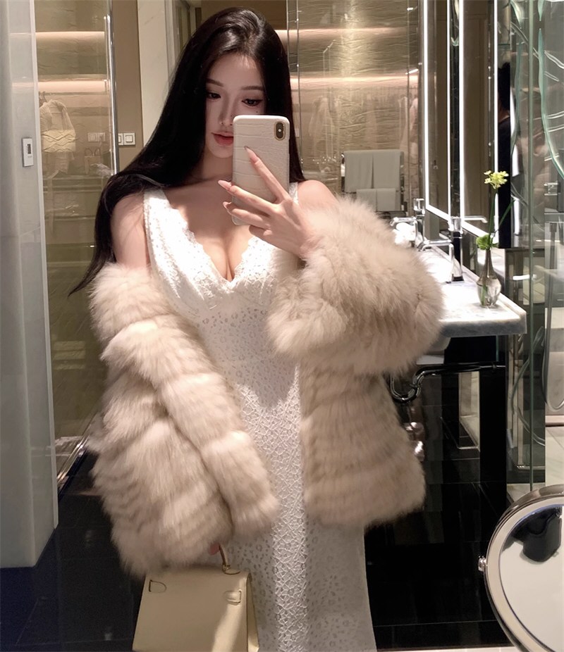 丰满网红性感连衣裙套图