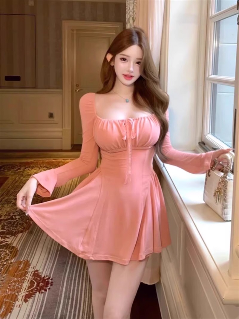 极品美女性感连衣裙照片