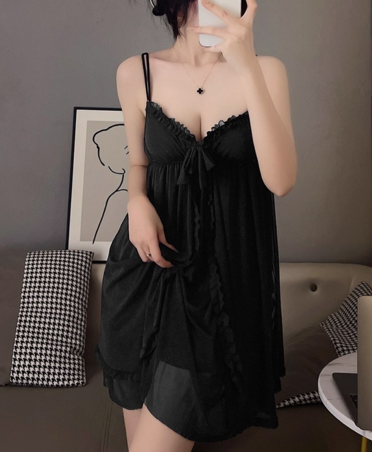 性感软妹情趣连衣裙照片