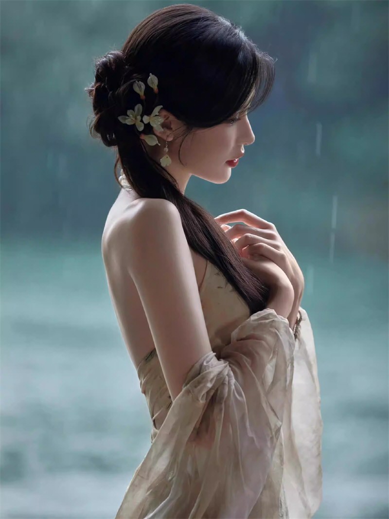 绝色软妹性感连衣裙照片