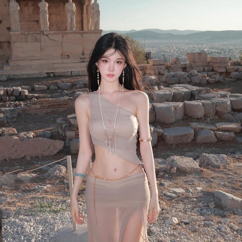 靓丽少女性感连衣裙照片福利