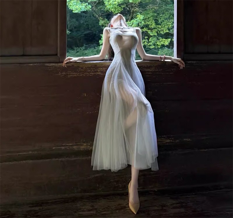 诱人网红性感连衣裙套图