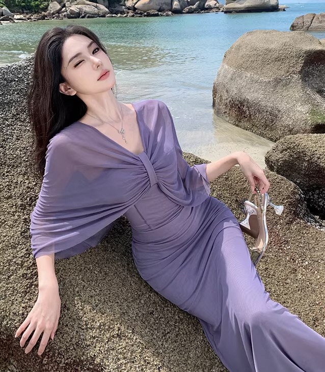 诱人网红性感连衣裙套图