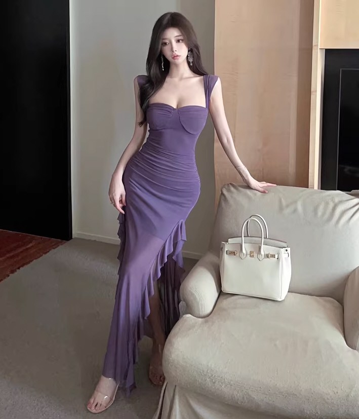 性感网红性感连衣裙私拍