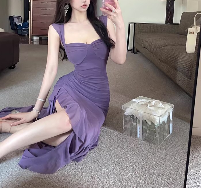 性感网红性感连衣裙私拍