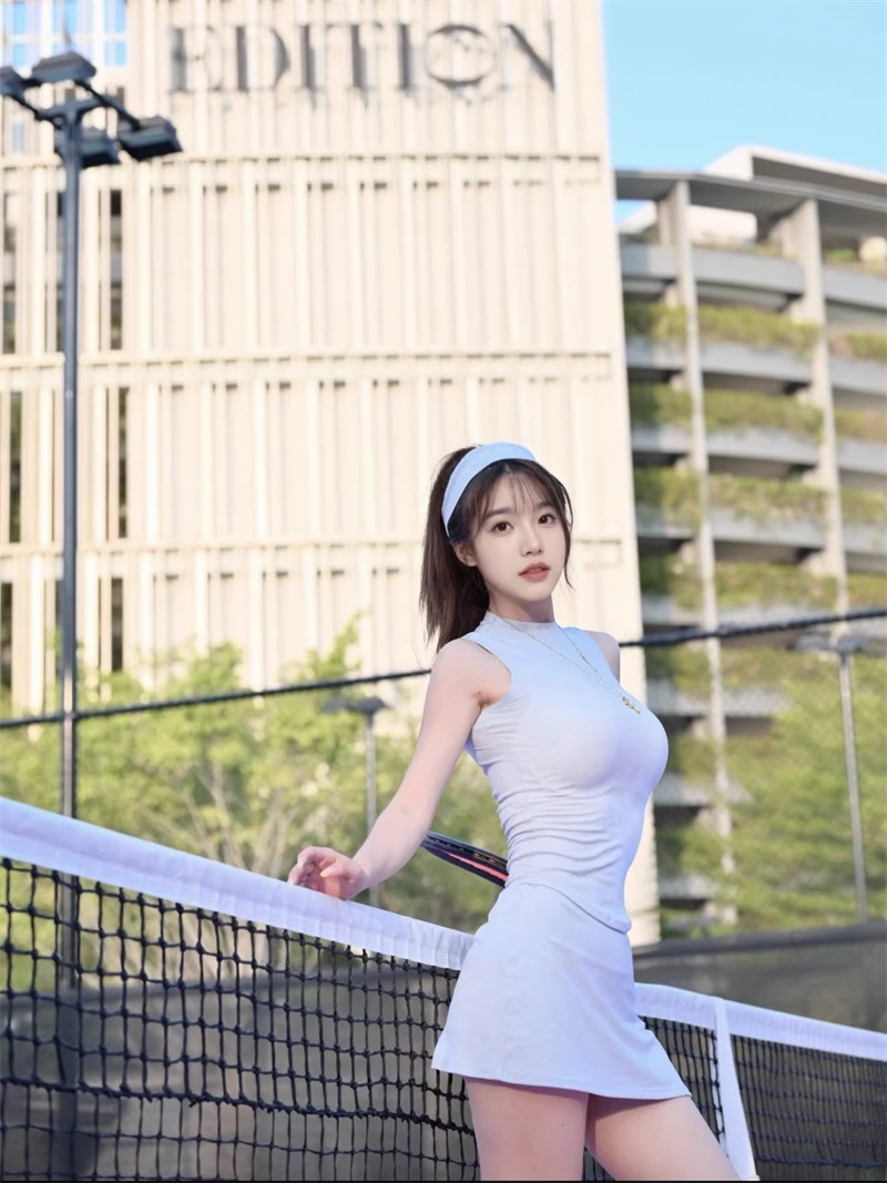 妩媚网红性感连衣裙套图