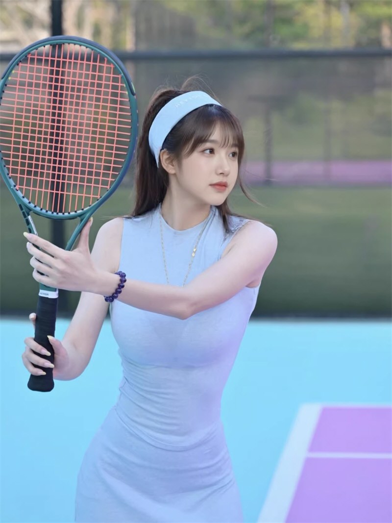 妩媚网红性感连衣裙套图