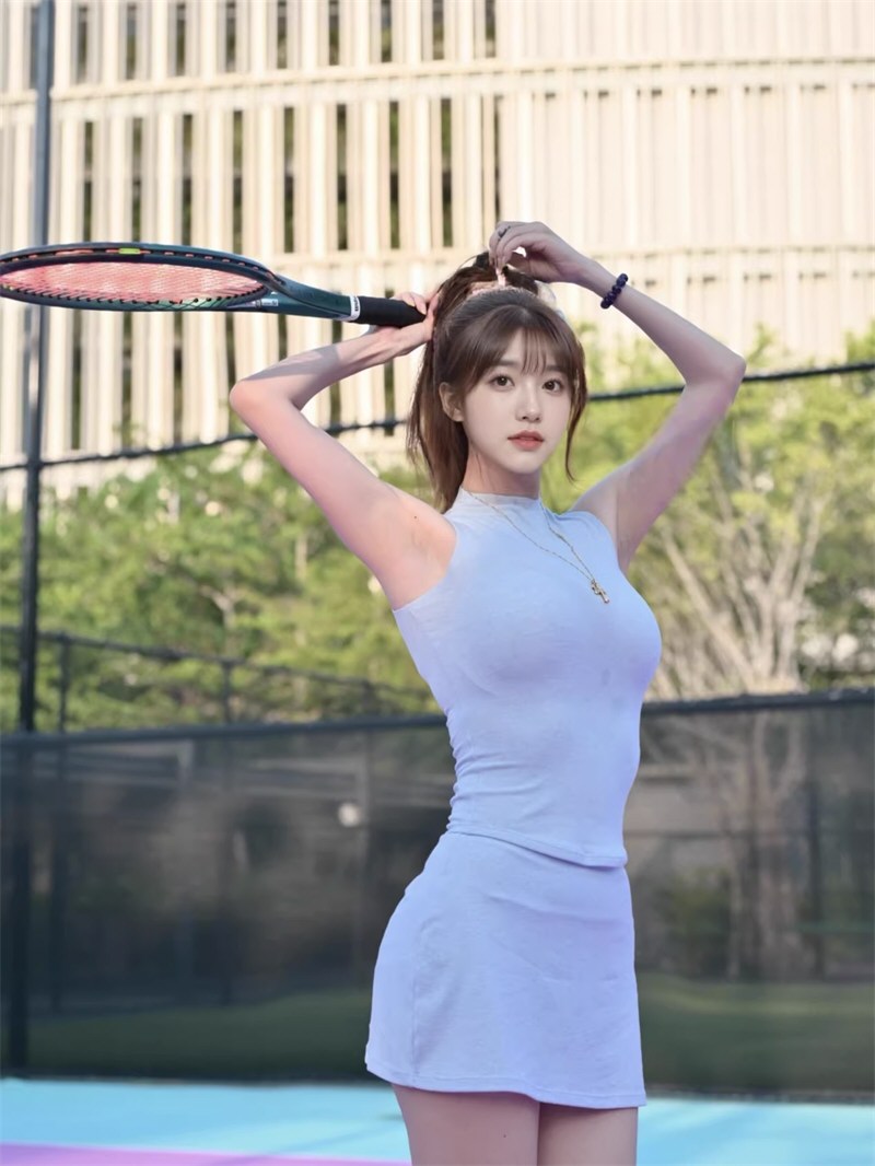 妩媚网红性感连衣裙套图