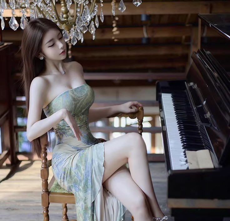 可爱美女性感旗袍连衣裙照片秀