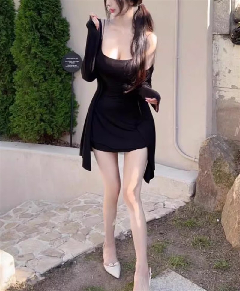 妖艳少女性感连衣裙套图