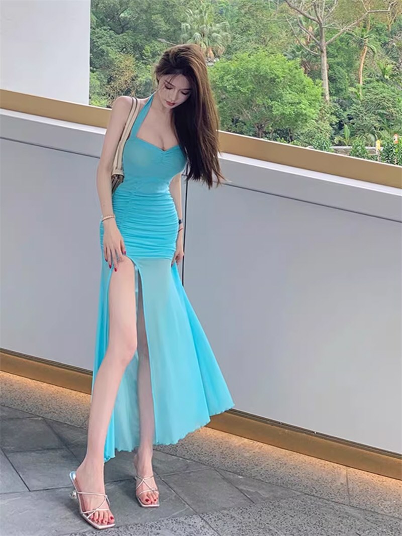 美丽女神性感连衣裙原图