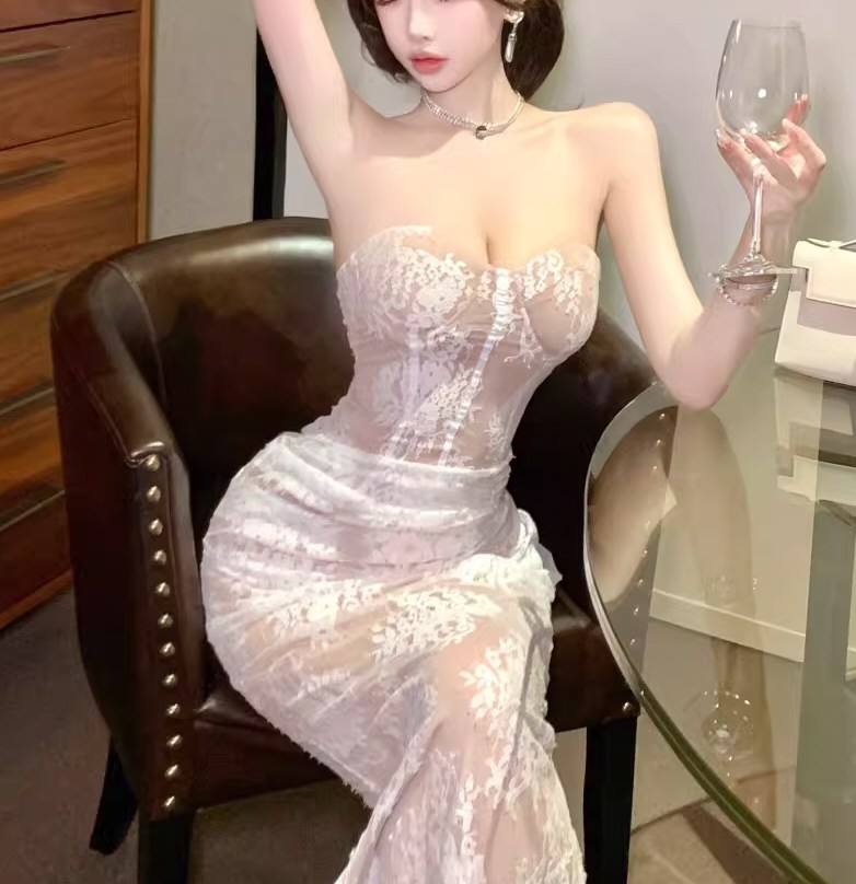 妩媚尤物性感连衣裙图集