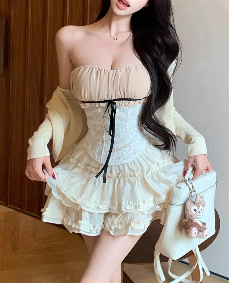 性感美人漂亮连衣裙照片