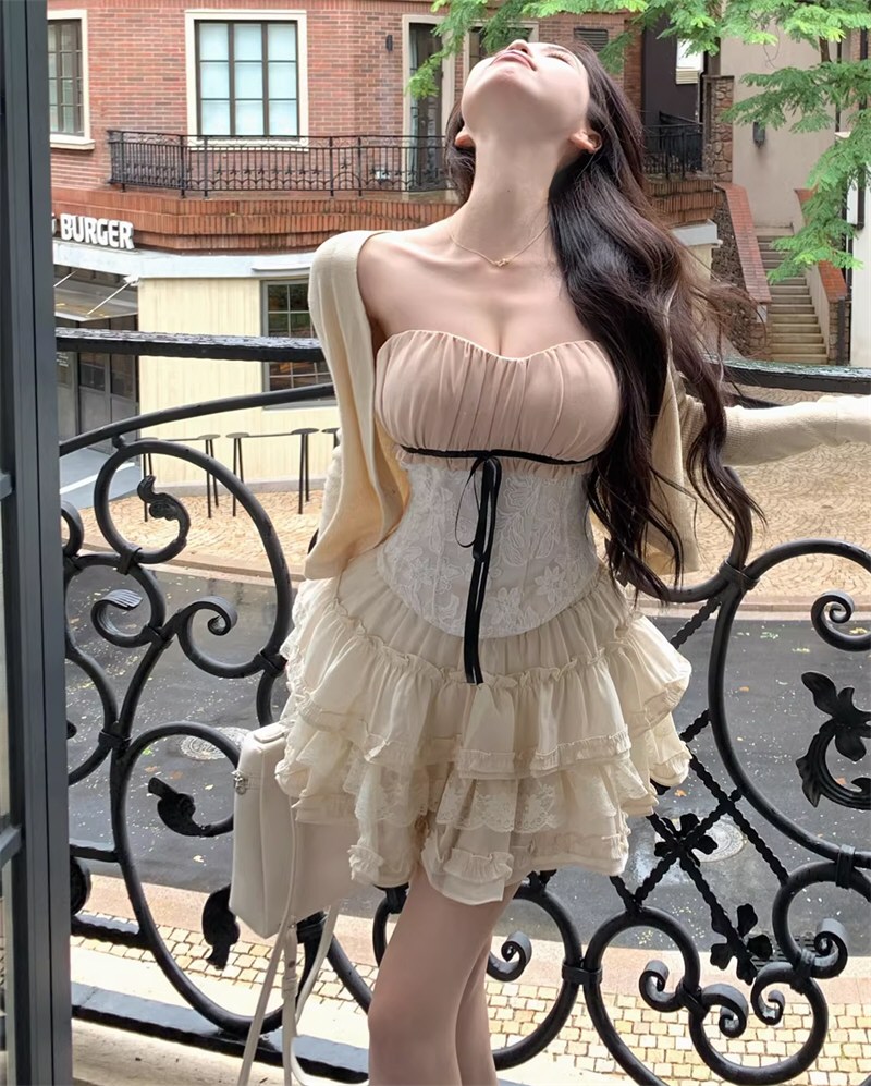 性感美人漂亮连衣裙照片