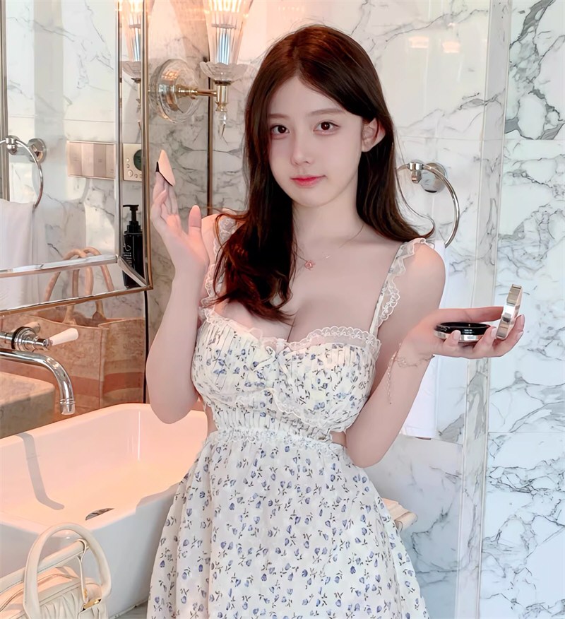 极品少女性感连衣裙套图