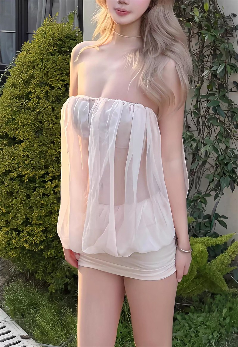 性感网红紧身连衣裙套图私拍