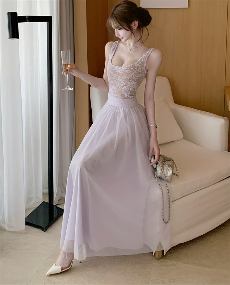 漂亮尤物性感连衣裙照片