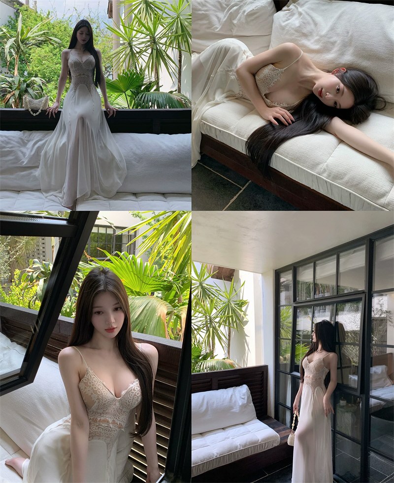 妩媚模特性感连衣裙图集