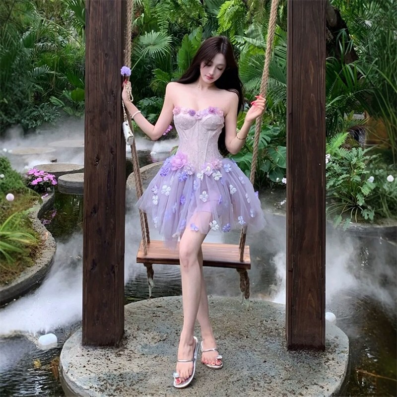 绝色网红性感连衣裙相册