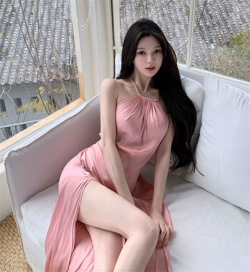 美貌美人性感连衣裙套图