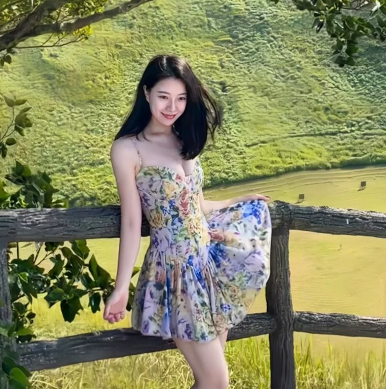 白嫩美女性感连衣裙图集