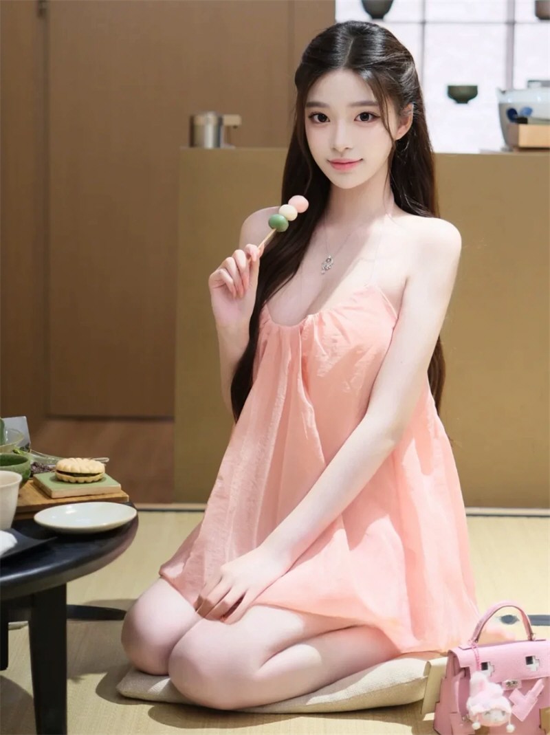 丰腴美女性感连衣裙图片全集
