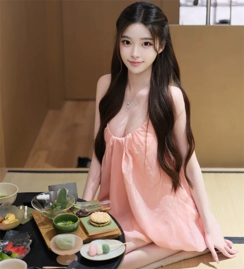 丰腴美女性感连衣裙图片全集