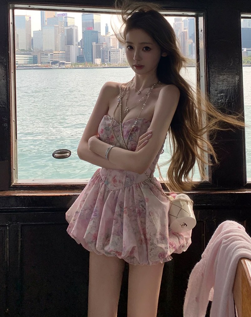 妩媚尤物性感连衣裙套图