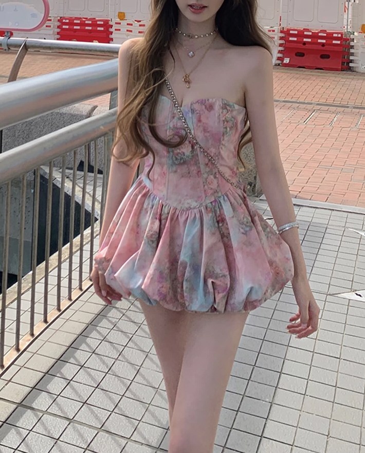 妩媚尤物性感连衣裙套图