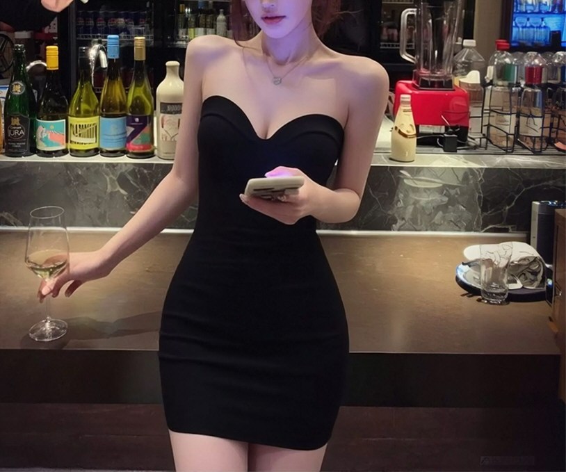 性感网红漂亮连衣裙原图