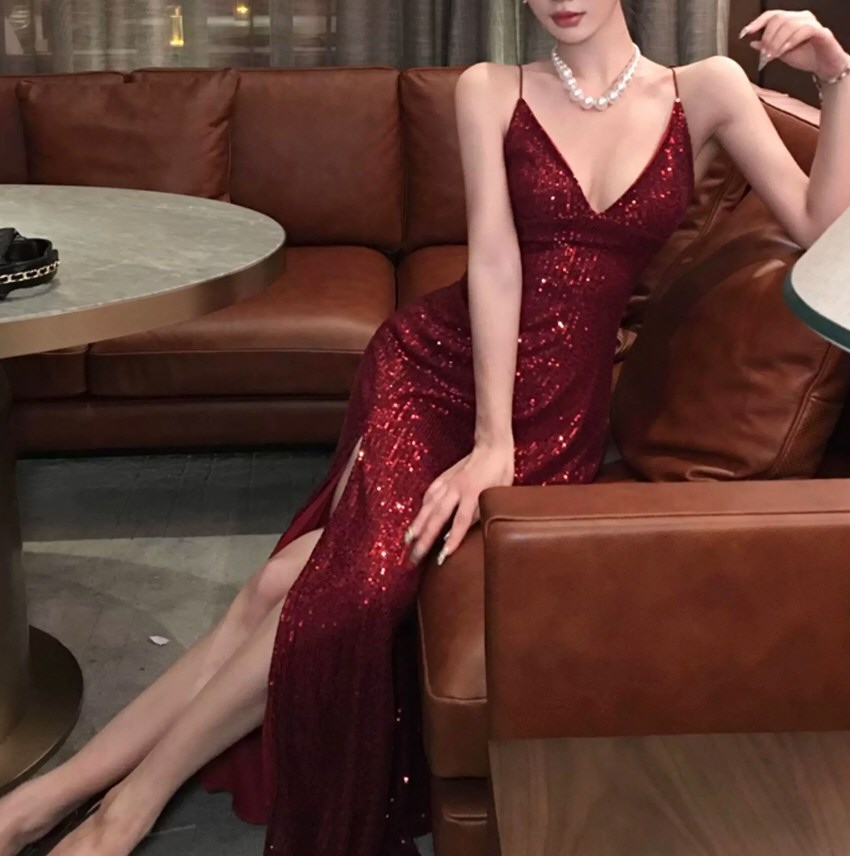 绝色美女性感连衣裙私拍