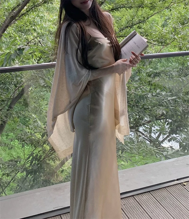 美貌嫩模性感连衣裙图片