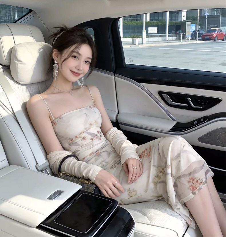 白嫩网红性感连衣裙图片全集