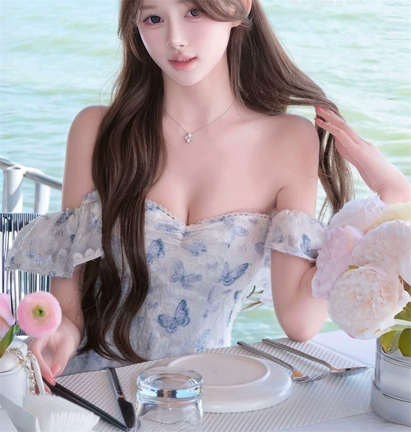绝色女神性感连衣裙图片
