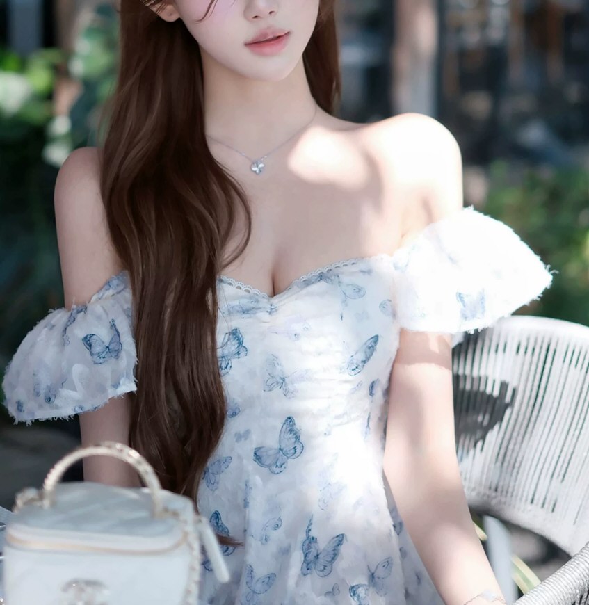绝色女神性感连衣裙图片