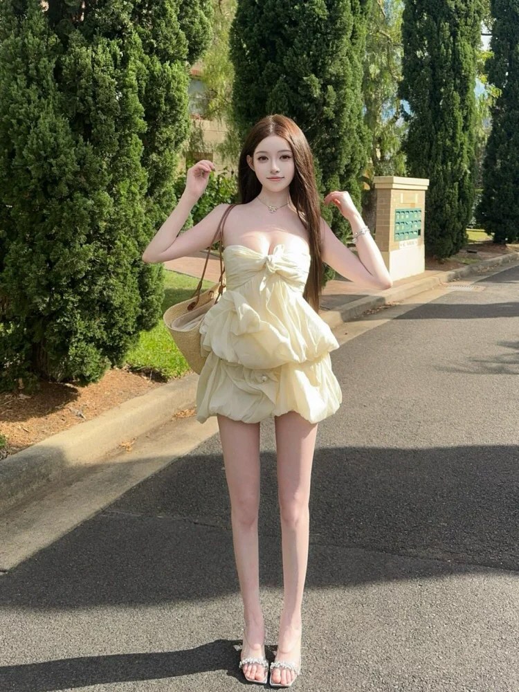 极品嫩模性感连衣裙精选